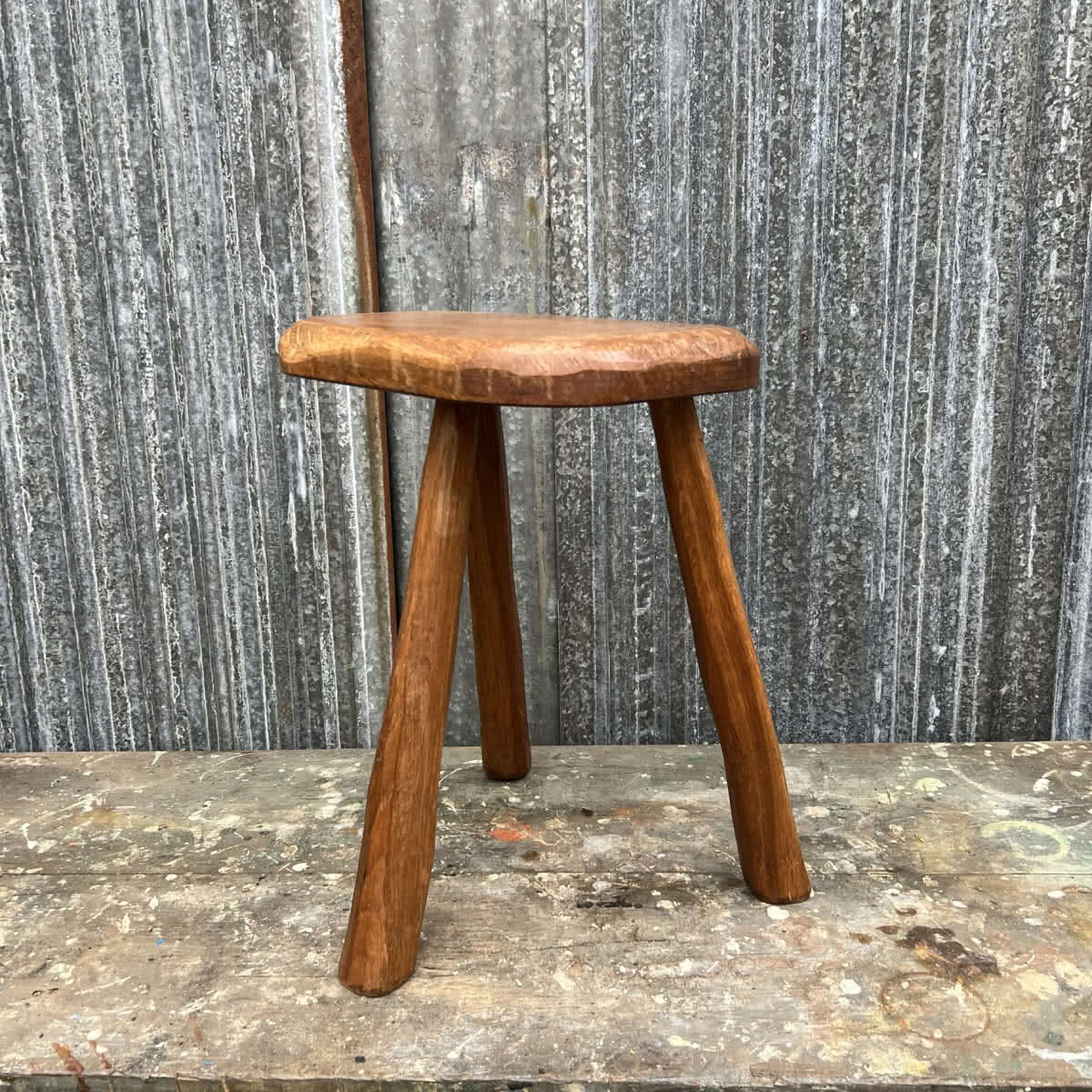 Brutalist Stool La Bruyère