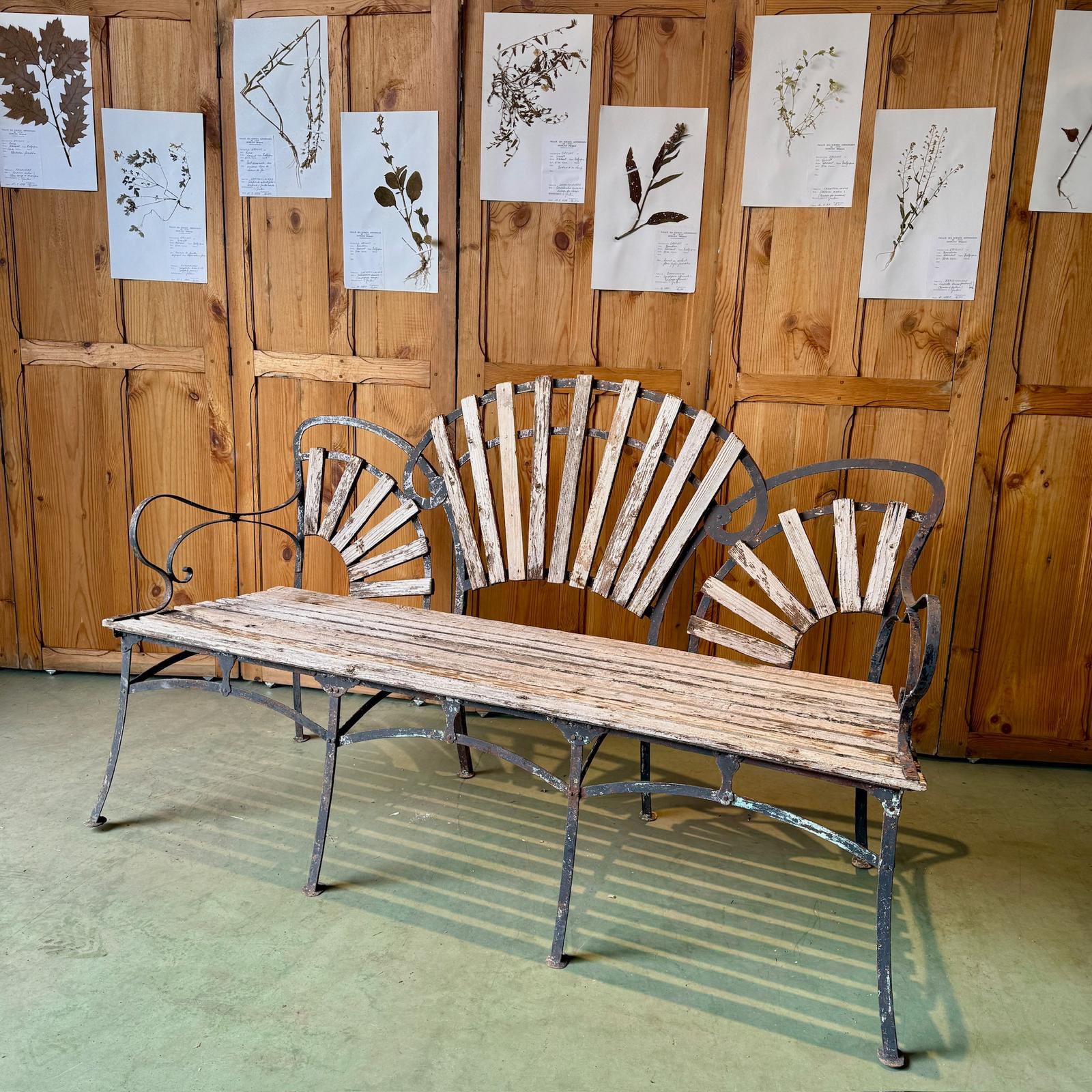 Banquette de jardin